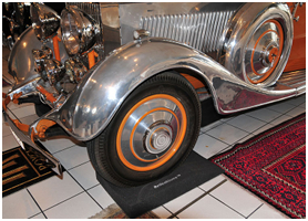 RR Phantom II "Star of India" sur les coussins Reifenkissen